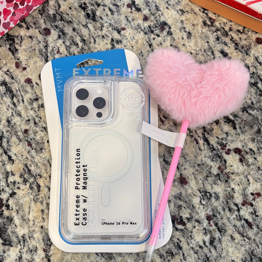 MVMT Transparent iPhone 16 Pro Max Phone Extreme Prtotective Magnetic Case